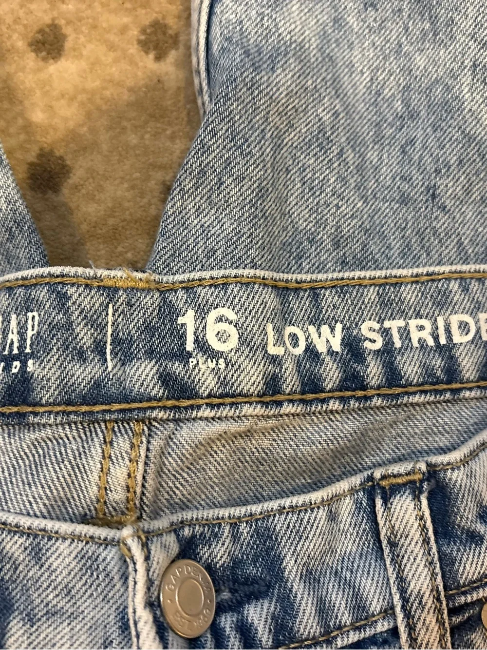 Gap kids low stride wide leg Jean size 16 plus
